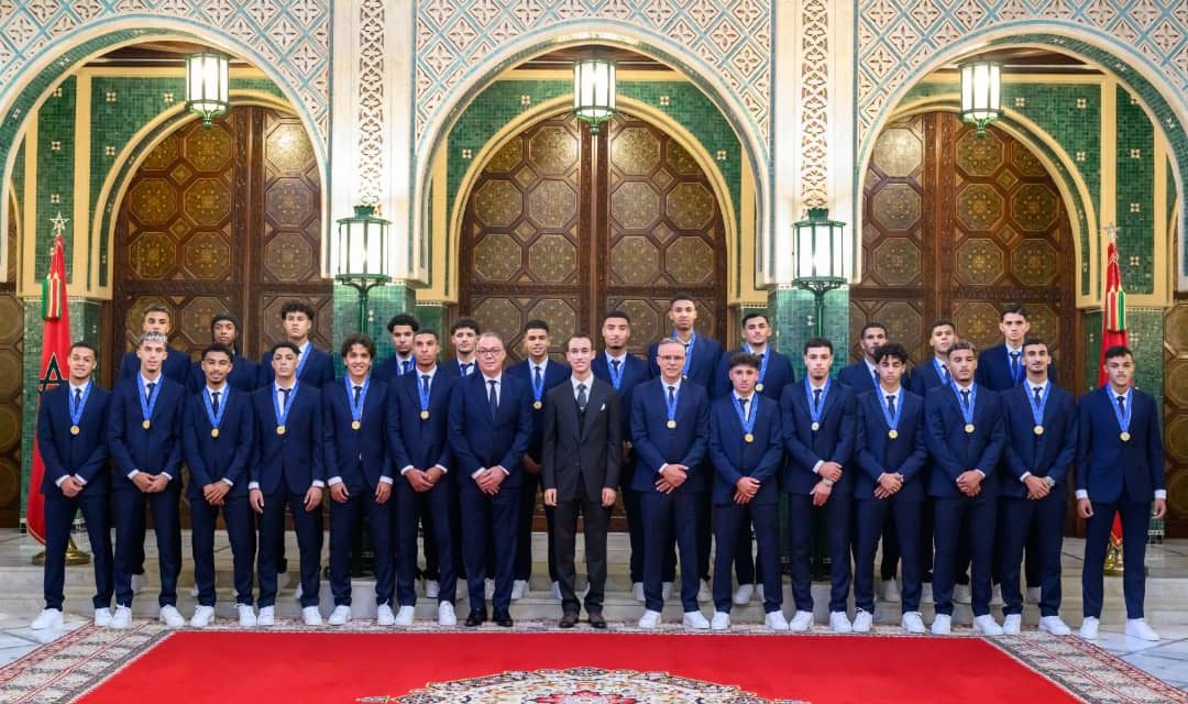 Maroc : Réception Royale pour les U20 champions du monde