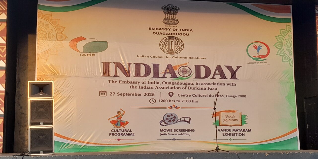 Burkina: The Indian Embassy and the Indian community celebrate India Day