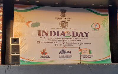 Burkina: The Indian Embassy and the Indian community celebrate India Day