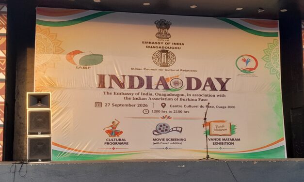 Burkina: The Indian Embassy and the Indian community celebrate India Day